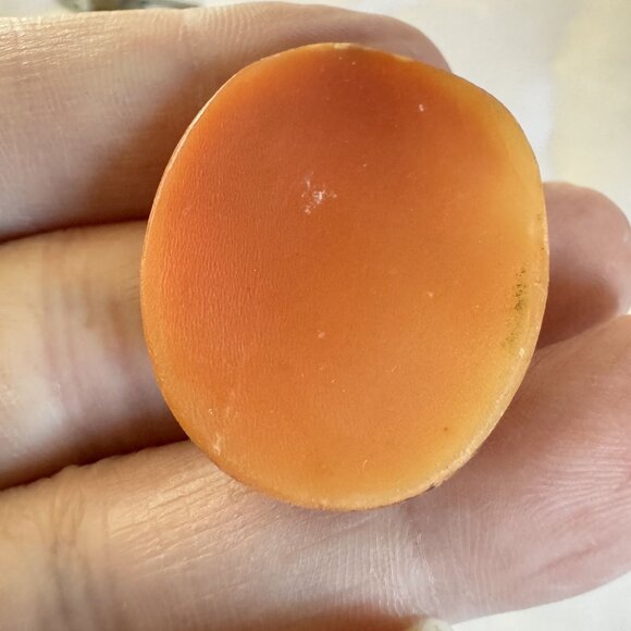 Antique Victorian Lady Profile Oval Carved Shell Loose Cameo Size 1.25'' Length - Picture 3 of 8